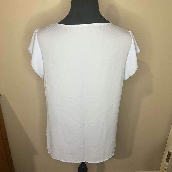 Express Powder Blue Blouse - Picture 2 of 3